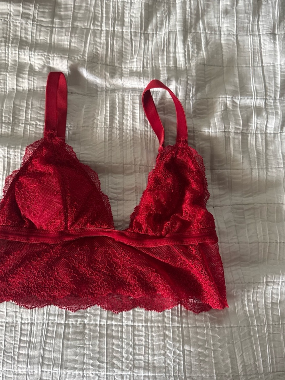 Victoria secret Red Lace Bralette - Women Intimates